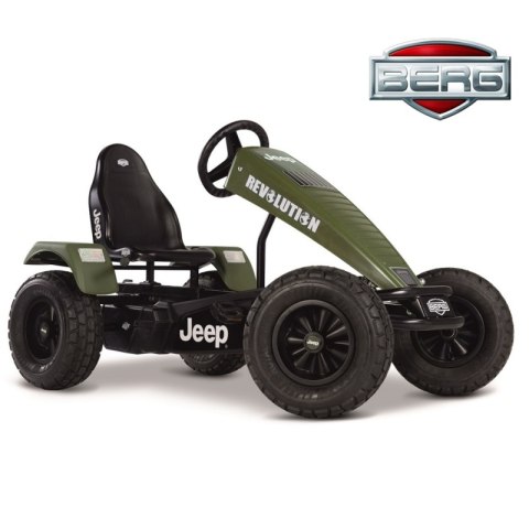 BERG Terenowy Gokart na pedały Jeep Revolution BFR-3 Biegi Pompowane koła od 5 lat do 100 kg