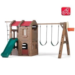 STEP2 Plac Zabaw z Koszem Huśtawka Zjeżdżalnia