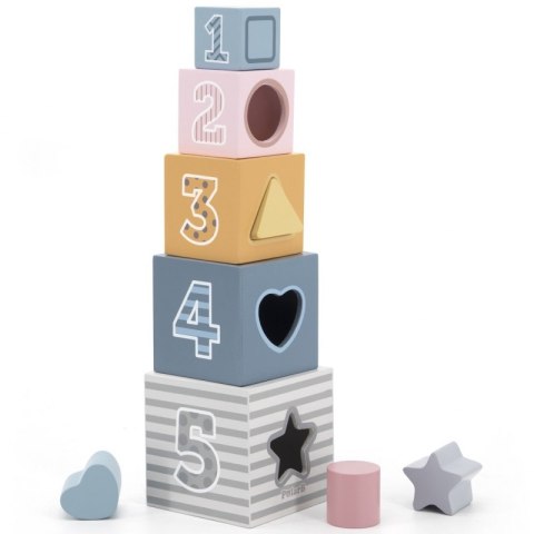 Klocki Drewniana Układanka Viga Toys