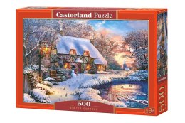 Puzzle 500 el. Winter Cottage