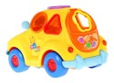 Interaktywny samochodzik sorter 2w1 dla dzieci 18m+ Zabawka sensoryczna