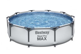 Basen Stelażowy Steel Pro MAX 305x76 Okrągły 10FT BESTWAY TRITECH FrameLink