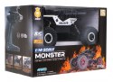 Crawler Monster dla dzieci 6+ Zdalnie sterowany Srebrny model 1:18 Ekstremalna jazda