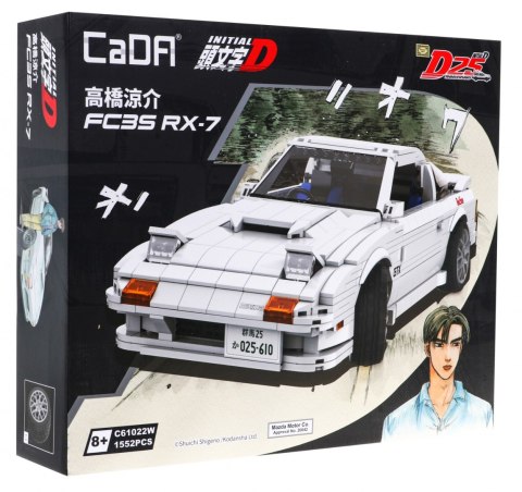 Klocki techniczne CaDA Initial D 1552 el. Autko FC35 RX-7 dla dzieci 8+