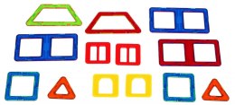 Mini zestaw Klocki magnetyczne dla dzieci 3+ Kolorowe elementy 13 szt. + Wzornik konstrukcji