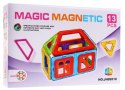 Mini zestaw Klocki magnetyczne dla dzieci 3+ Kolorowe elementy 13 szt. + Wzornik konstrukcji
