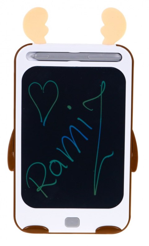 Renifer Tablet do rysowania dla dzieci 3+ Ekran + Rysik + Przycisk do zmazywania