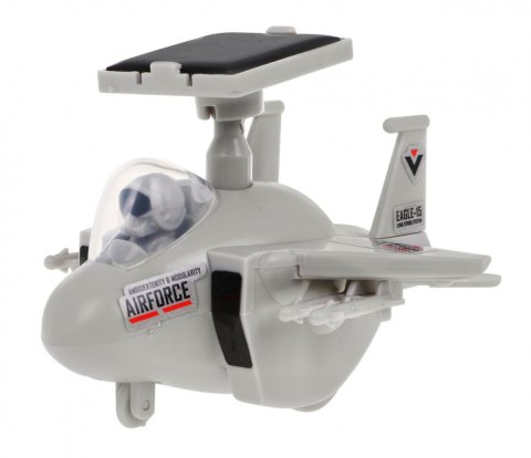 Robot solarny Myśliwiec dla dzieci 8+ Zabawka DIY do złożenia + Silnik + Panel solarny