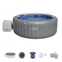Santorini Lay-Z-Spa HydroJet Pro Ogrodowe Jacuzzi BESTWAY 7-osobowe + Pompa + LED + 5 Poduszek