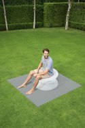 Piankowa Mata pod basen ogrodowy Szary 9 szt. 50x50cm BESTWAY