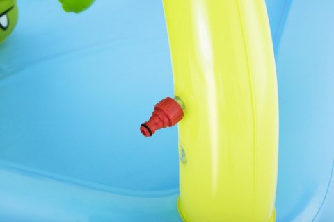 Plac zabaw do ogrodu Fantastyczne Akwarium 239x206x86 BESTWAY + Zjeżdżalnia + Dmuchane zabawki