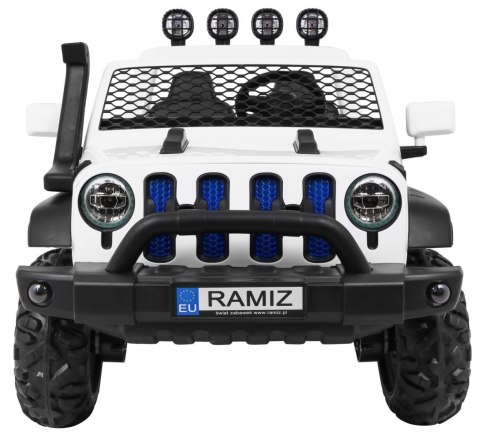 Auto terenowe AllRoad dla 2 dzieci Biały + Napęd 4x4 + Pilot