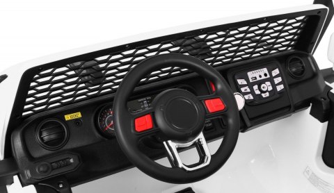 Auto terenowe AllRoad dla 2 dzieci Biały + Napęd 4x4 + Pilot
