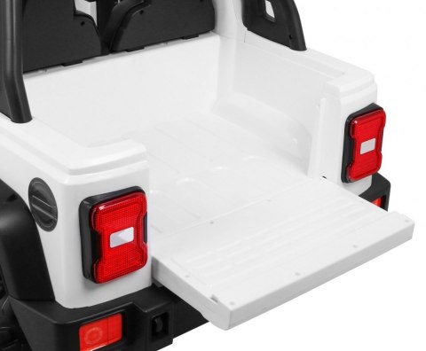 Auto terenowe AllRoad dla 2 dzieci Biały + Napęd 4x4 + Pilot