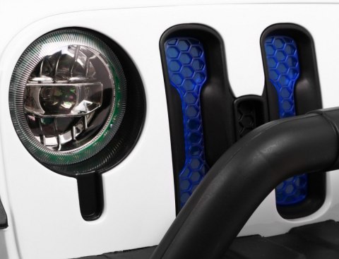 Auto terenowe AllRoad dla 2 dzieci Biały + Napęd 4x4 + Pilot