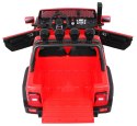 Auto terenowe AllRoad dla 2 dzieci Czerwony + Napęd 4x4 + Pilot + Wolny Start + MP3 LED