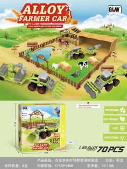 Zestaw małego rolnika dla dzieci 3+ Gospodarstwo + Maszyny rolnicze + Figurki 16 el. Życie na wsi