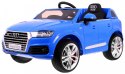 Audi Q7 Quattro S-Line na akumulator Niebieski + Pilot + Radio MP3 LED