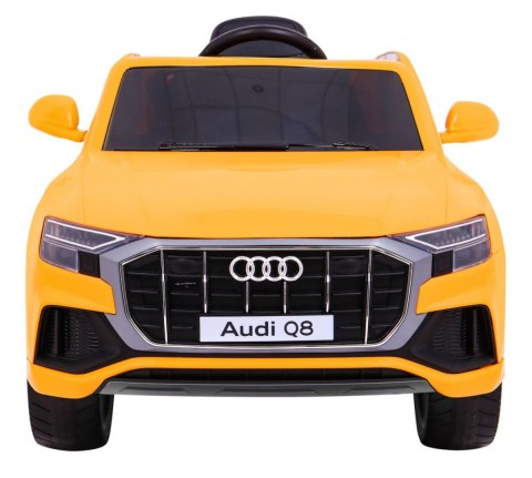 Audi Q8 Lift, SUV na akumulator dla dzieci Żółty + Pilot