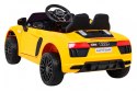 Audi R8 na akumulator dla dzieci Żółty + Pilot