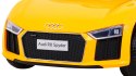 Audi R8 na akumulator dla dzieci Żółty + Pilot