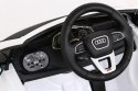 Audi RS Q8 Autko na akumulator Biały + Pilot + Wolny Start + EVA + LED + MP3 USB