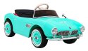 Autko BMW 507 Retro elektryczne dla dzieci Zielony