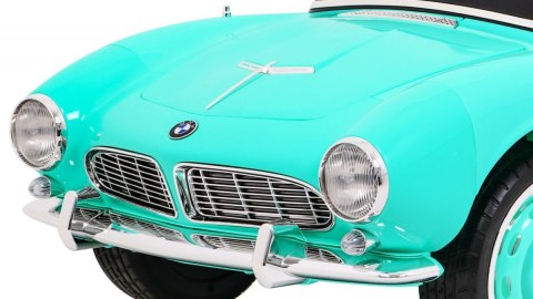 Autko BMW 507 Retro elektryczne dla dzieci Zielony