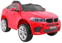 BMW X6M Elektryczne Autko dla dzieci - Czerwony SUV + Pilot