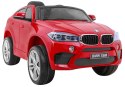 BMW X6M Elektryczne Autko dla dzieci, Czerwony SUV + Pilot