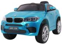 BMW X6M Elektryczne Autko, SUV dla dzieci Lakier Niebieski + Pilot
