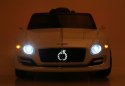 Auto na akumulator Bentley EXP 12 dla dzieci Biały + Pilot + Otwierane drzwi + Elegancki wygląd