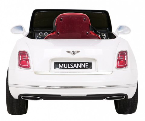 Bentley Mulsanne na akumulator Biały + Pilot + EVA + Wolny Start + MP3 USB + LED
