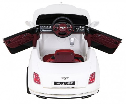 Bentley Mulsanne na akumulator Biały + Pilot + EVA + Wolny Start + MP3 USB + LED