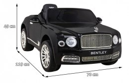 Bentley Mulsanne na akumulator Czarny + Pilot + EVA + Wolny Start + MP3 USB + LED