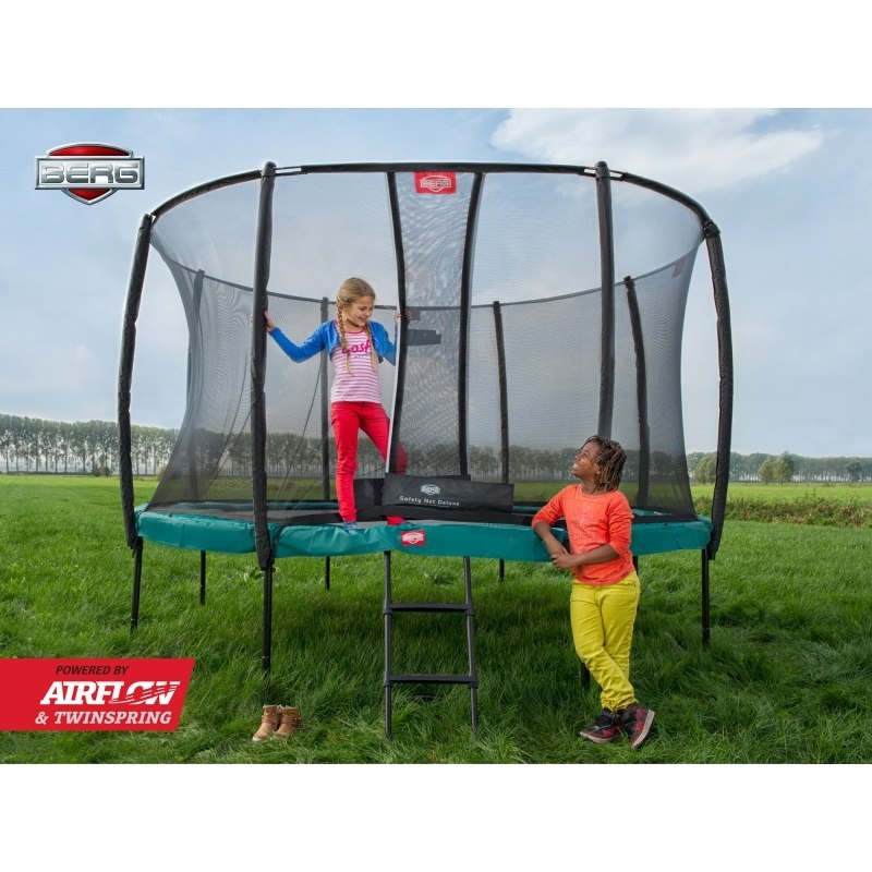 BERG Trampolina Champion 270 cm Deluxe Twinspring Gold