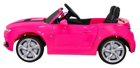 Chevrolet Camaro 2SS na akumulator Różowy + Pilot + Koła EVA + Wolny Start + Dźwięki Światła
