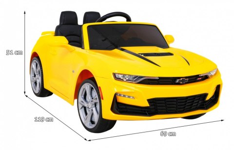 Chevrolet Camaro 2SS na akumulator Żółty + Pilot