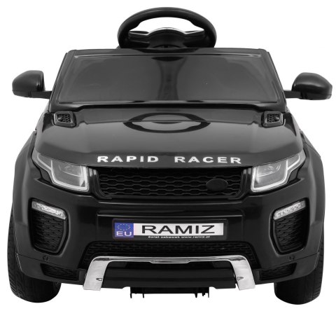 Autko Rapid Racer elektryczne dla dzieci, Czarny SUV + Pilot