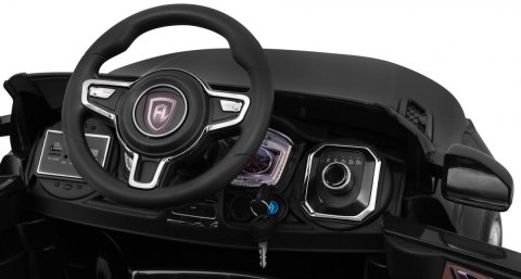 Autko Rapid Racer elektryczne dla dzieci, Czarny SUV + Pilot