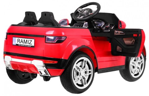 Autko Rapid Racer elektryczne dla dzieci, Czerwony SUV + Pilot