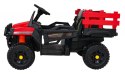 Autko Farmer Pick-up dla dzieci Czerwony + Pilot + Bagażnik + Łopatka + EVA + MP3 LED