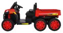 Autko Farmer Truck dla 2 dzieci Czerwony + Napęd 4x4 + Pilot + Kiper + Audio LED