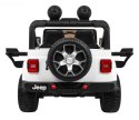 Jeep Wrangler Rubicon na akumulator dla dzieci Biały + Pilot