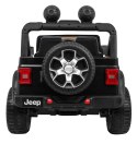 Jeep Wrangler Rubicon terenowy na akumulator dla dzieci Czarny + Pilot + 4x4