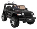 Jeep Wrangler Rubicon terenowy na akumulator dla dzieci Czarny + Pilot + 4x4