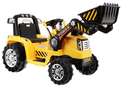Spychacz Koparka na akumulator dla dzieci Żółty + Pilot + Regulowana łyżka + Audio + Światła