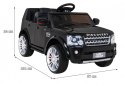 Land Rover Discovery Autko elektryczne dla dzieci Czarny SUV + Pilot