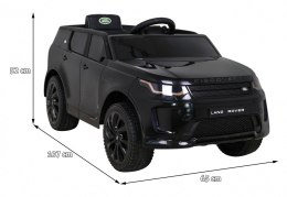 Land Rover Discovery Sport dla dzieci Czarny SUV + Pilot