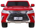 Lexus LX570 Lakierowane Autko dla 2 dzieci Czerwony SUV + Pilot